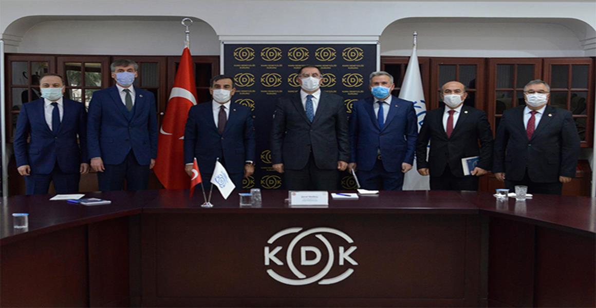 BAŞDENETÇİ ŞEREF MALKOÇ`A HAYIRLI OLSUN ZİYARETİ